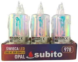 swieca-brokatowa-led-subito-c502-h145-opal-biala-zimna-978-6-sztuk