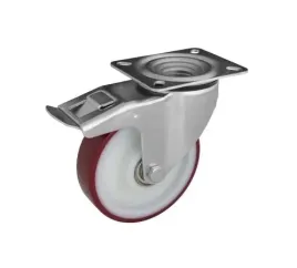kolo-skretne-hamulec-plytka-poliuretan-fi160-400kg