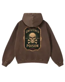 bluza-unfiltered-poison-trucizna-czaszka-napis-mroczna-brazowy-xl