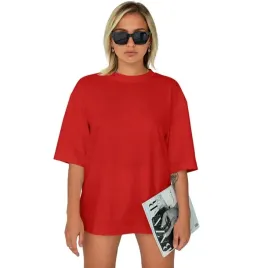 koszulka-damska-t-shirt-oversize-bawelna-luzna-krotka-sukienka-mini-xl
