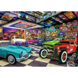 puzzle-1000-ukladanka-premium-garaz-auta-samochod-pojazdy-zabytki-12-trefl