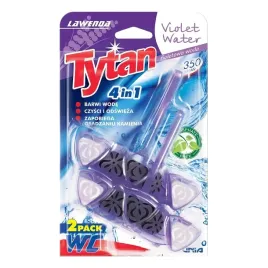 tytan-violet-water-zawieszka-do-wc-barwiaca-wode-4w1-lawenda-2-x-40g