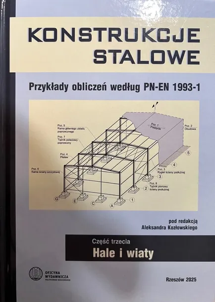 Konstrukcje stalowe Tom 3. Hale i wiaty. 2025