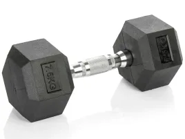 hantle-gumowe-hantla-do-cwiczen-chromowana-powlekana-vivo-hex-75kg