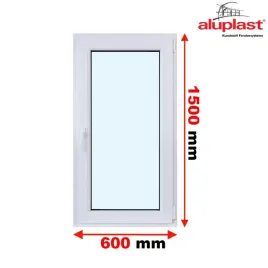okno-pcv-600-x-1500-mm-biale-rozwierne-dwuszybowe-aluplast-ideal-4000