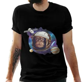 koszulka-meska-czarna-z-nadrukiem-chimp-astronaut-xxl