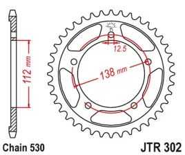 zebatka-tylna-jt-jtr302-43zbk-honda-cbr-600f-cbf-1000-stalowa-wytrzymala