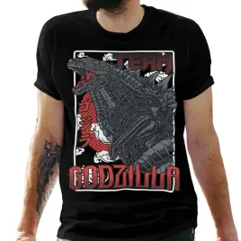 koszulka-meska-czarna-z-nadrukiem-anime-godzilla-3xl