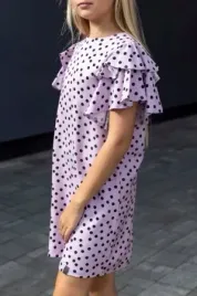 sukienka-lilowa-w-kropki-groszki-wiskoza-falbanki-all-for-kids-r-140-146