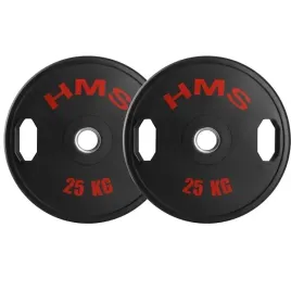 talerz-olimpijski-obciazenie-stalowe-gumowane-2-x-25kg-hms-czarno-czerwony