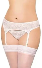 bielizna-damska-bialy-koronkowy-pas-do-ponczoch-2xl