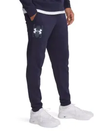 spodnie-meskie-under-armour-1390144-410-dresowe-granat-joggery-bawelna-xl