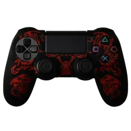 iris-silikonowy-pokrowiec-etui-oslona-na-pad-do-konsoli-ps4-smok-czerwony