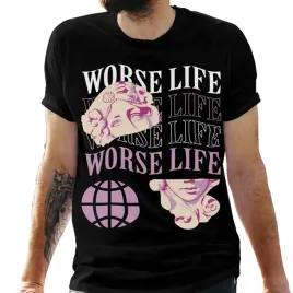 koszulka-meska-czarna-z-nadrukiem-gorsze-zycie-3xl