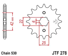 zebatka-przednia-jt-jtf278-17-honda-cb-400n-stalowa-wytrzymala-mocna