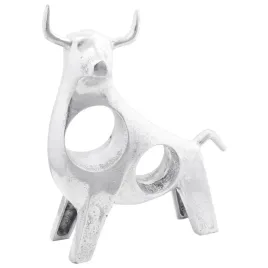rzezba-byka-vidaxl-srebrna-22x95x34-cm-aluminium