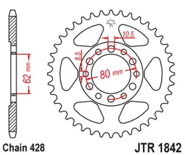zebatka-tylna-jt-jtr1842-52-yamaha-yz-80-dt-125-175-tw-125-tw-200-stalowa