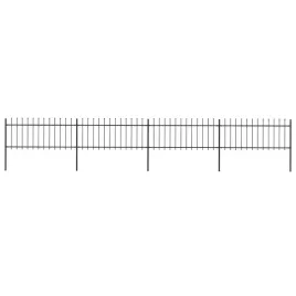 vidaxl-ogrodzenie-z-pretow-z-grotami-stalowe-68-x-08-m-czarne
