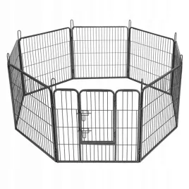 kojec-dla-szczeniat-feandrea-8-paneli-7780-cm-metalowy-szary