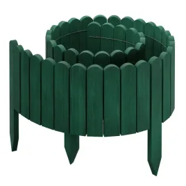 palisada-ogrodowa-plotek-obrzeze-drewniane-200-x-40-cm-zielony-be4nature
