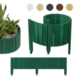 palisada-ogrodowa-plotek-obrzeze-drewniane-100-x-40-cm-zielony-be4nature