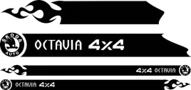 naklejki-pasy-na-bok-samochodu-skoda-octavia-4x4