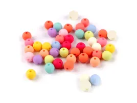 koraliki-plastik-matowe-gumowane-mix-8mm-20szt
