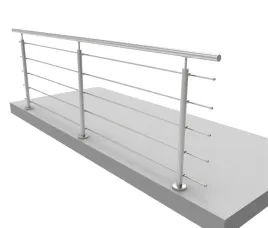balustrada-nierdzewna-wypelnienie-poziome-mocowanie-gorne-3000mm-satyna