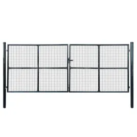 vidaxl-brama-ogrodowa-z-siatki-galwanizowana-stal-400x150-cm-szara