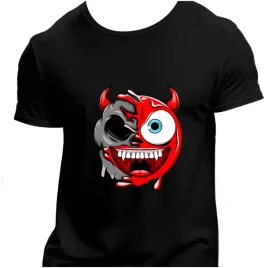 koszulka-meska-czarna-nadruk-czaszka-emotka-diabel-5xl