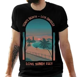 koszulka-czarna-meska-z-nadrukiem-venice-beach-los-angeles-milosc-piaszcz
