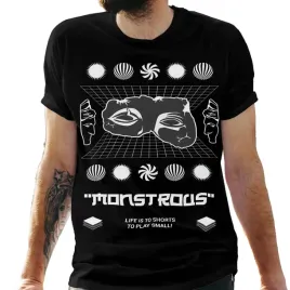 koszulka-meska-czarna-z-nadrukiem-potworny-3xl