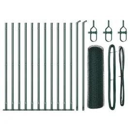 vidaxl-ogrodzenie-hexagonalne-zielone-0-4x25-m-stalowe-vidaxl-slupki-ogrod
