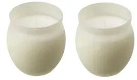 ikea-jamlik-swieca-zapachowa-w-szkle-wanilia-jasnobezowy-2-sztuki