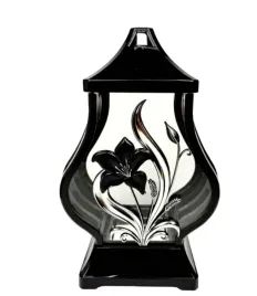 znicz-elegancki-faraon-srebrny-kwiat-lilia-30cm-lampion