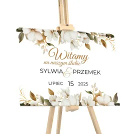 drewniana-tablica-powitalna-50x70-dekoracje-slub-wesele-biale-kwiaty-lilie