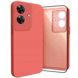 etui-do-realme-note-60-oslona-kamery-czerwone-plecki-ochronne-szklo