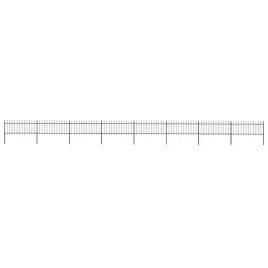 vidaxl-ogrodzenie-z-pretow-z-grotami-stalowe-136-x-08-m-czarne