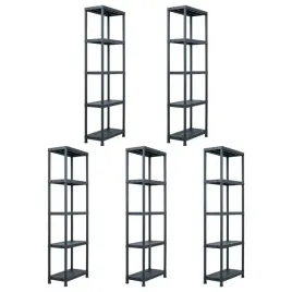 vidaxl-regaly-magazynowe-5-szt-czarne-125-kg-60x30x180-cm