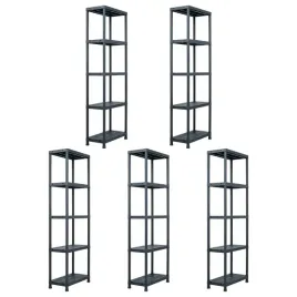 vidaxl-regaly-magazynowe-5-szt-czarne-125-kg-60x30x180-cm
