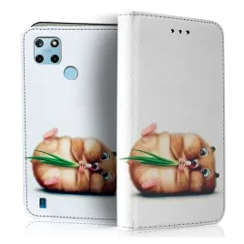 etui-z-klapka-na-telefon-realme-c25y-pokrowiec-szklo-ochronne