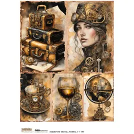 papier-ryzowy-a4-scraplove-steampunk-travel-journal-9-walizki-kobieta-fil