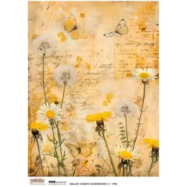papier-ryzowy-a4-scraplove-yellow-spring-background-6-kwiaty-polne-dmucha