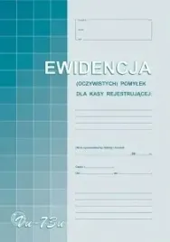 druk-ewidencja-oczywistych-pomylek-dla-kasy-rejetrujacej-a4-vu73-u