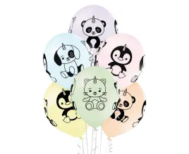 balony-jednorozce-zwierzatka-30cm-kolorowe-6-sztuk