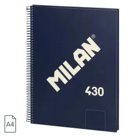 zeszyt-notes-na-spirali-a4-milan-gladki-80-kartek-seria-1918-niebieski