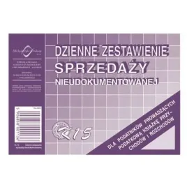 druk-k15-dzienne-zestawienie-sprzedazy-nieudokument