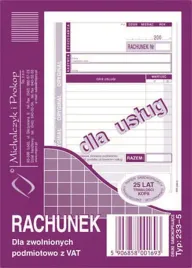druk-rachunek-dla-zwolnionych-z-vat-dla-uslug-a6-233-5-5906858001693