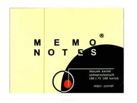 bloczek-karteczek-samoprzylepnch-memo-notes-100x75-100szt-zolte-dalpo-59058