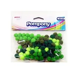 pompony-10mm-brewis-pom12-odcienie-zielonego